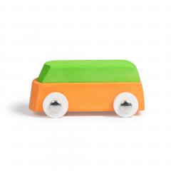 Jucarie artizanala din lemn - masinuta Van