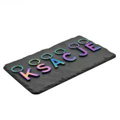 Breloc - Lund Luxe Letter A – Oil Slick