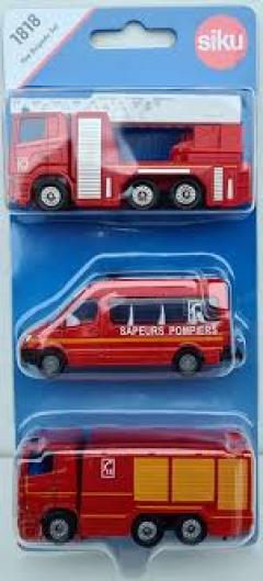 Set 3 masini pompieri