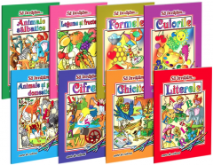 Pachet - 8 carti de colorat