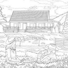 The Unofficial Yellowstone Coloring Book