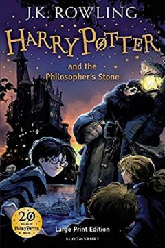 Coperta cărții Harry Potter and the Philosopher's Stone