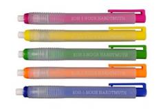 Radiera in suport cu mecanism telescopic - mai multe culori