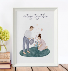 Tablou - Rooting together