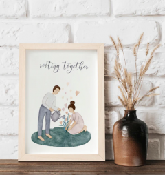 Tablou - Rooting together