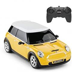 Masina cu telecomanda - Mini Cooper - Galben