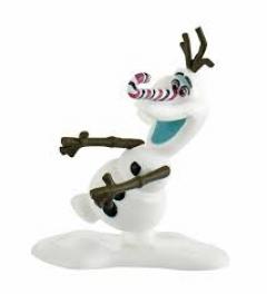 Set figurine - Elsa și Olaf cu medalion - Olaf's Frozen Adventure