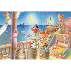 Puzzle 3 x 48 piese - Gang of Pirates