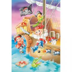 Puzzle 3 x 48 piese - Gang of Pirates