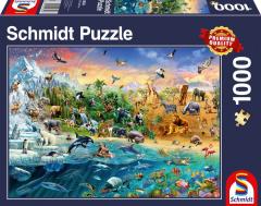 Puzzle 1000 piese - Animal Kingdom