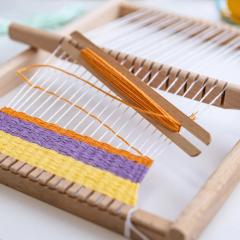 Set creativ - Set de tesut din lemn