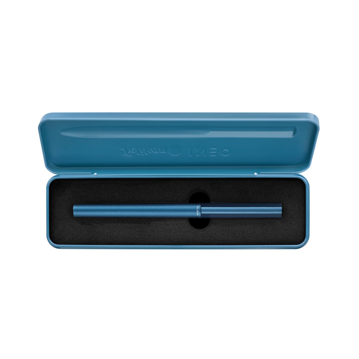 Stilou - Ineo Elements - Ocean Blue, penita M, in cutie metalica pentru cadou