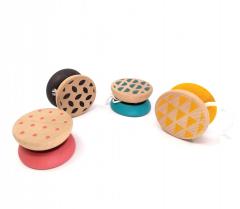 Jucarie - Yo-Yo de lemn Geom (mai multe modele - pret pe bucata)