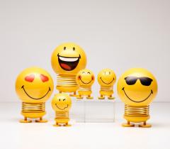 Figurina - Large - Smiley Love - Yellow