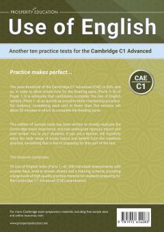 Use of English: Another ten practice tests for the Cambridge C1 Advanced