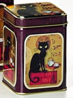 Cutie depozitare patrata ''Le Chat Noir''