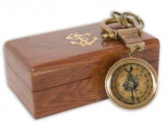 Batela Busola de buzunar (breloc) in cutie de cadou