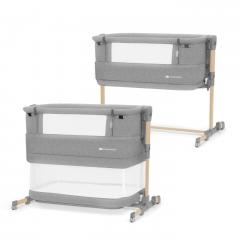 Patut bebe - Kinderkraft Neste Grow, gri deschis