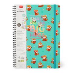 Carnet A4 dictando - Maxi - Red Panda