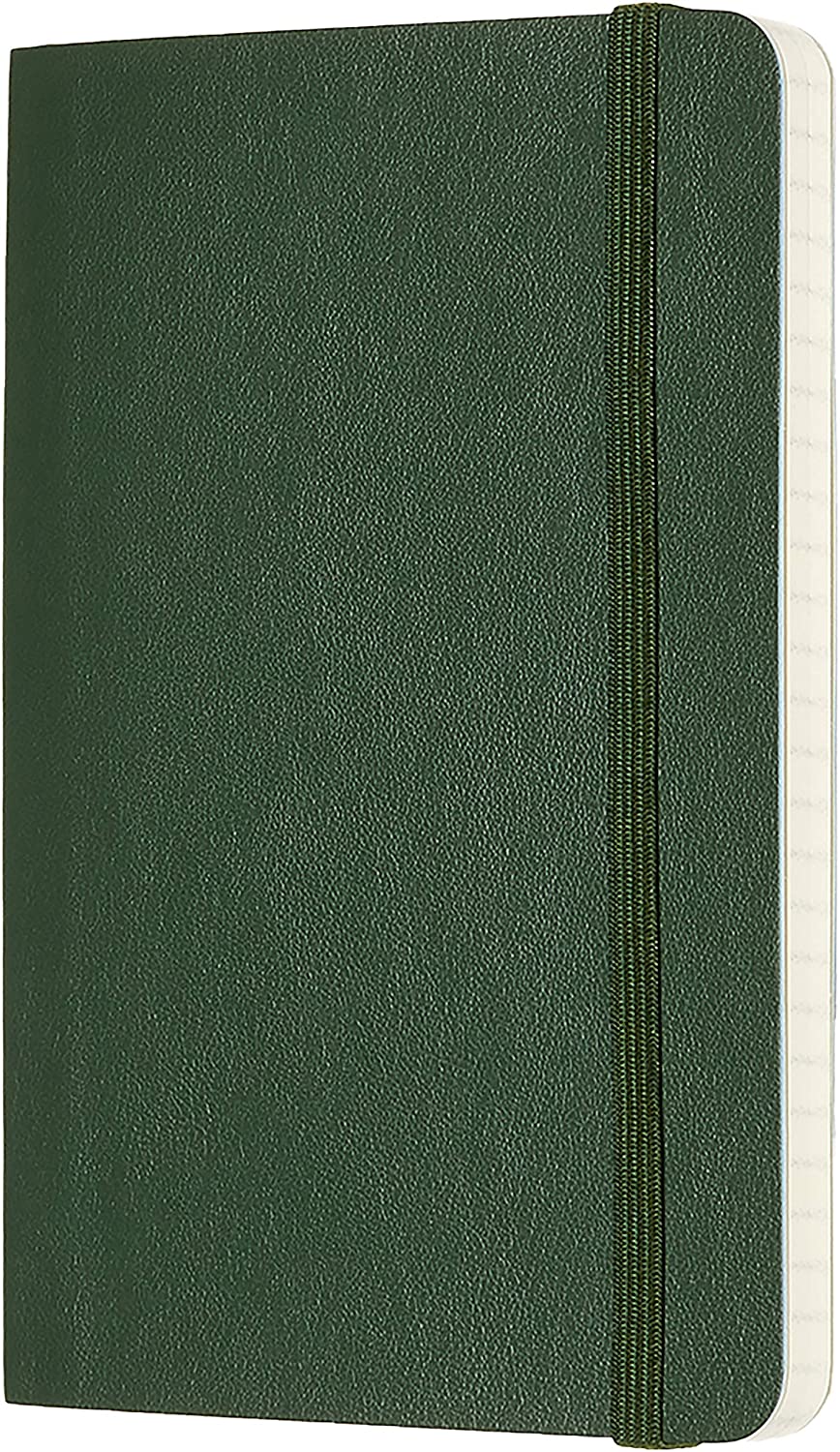 Moleskine Classic Pocket, Soft Cover, Squared Myrtle Green