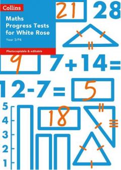 Coperta cărții Year 3/P4 Maths Progress Tests for White Rose