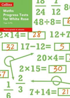 Coperta cărții Year 5/P6 Maths Progress Tests for White Rose