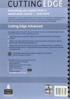 New Cutting Edge: Advanced: Teachers Book and Test Master CD-Rom Pack