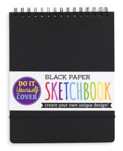 Carnet schite A4 - Black DIY Cover Sketchbook