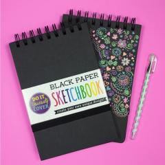 Carnet schite A4 - Black DIY Cover Sketchbook