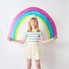 Set 12 creioane colorate cu gel si sclipici acuarela - Rainbow Sparkle