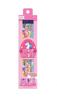 Set 12 creioane - Unique Unicorns