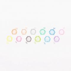 Set 12 creioane colorate - Charm to Charm