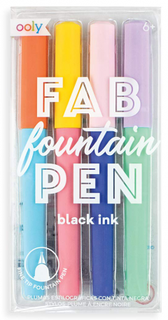 Set 4 stilouri - Ooly Fab Fountain Pen - Multicolor