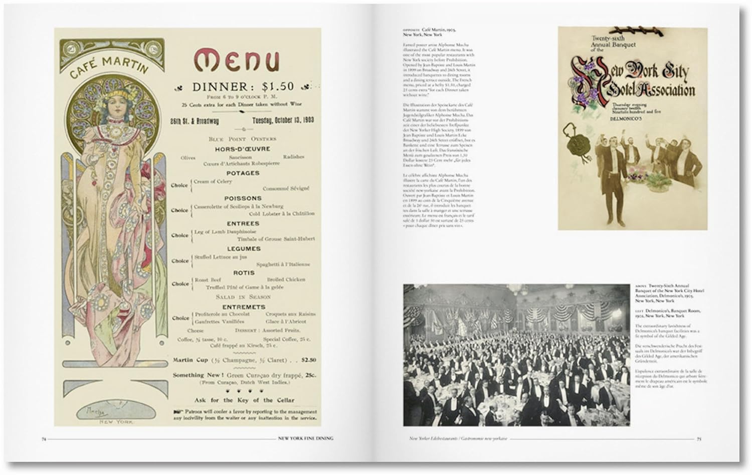 Menu Design in America. 1850–1985 - John Mariani, Steven Heller