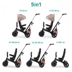 Tricicleta copii - Kinderkraft Easytwist, Bird