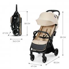 Carucior sport - Kinderkraft Apino, Dune Beige