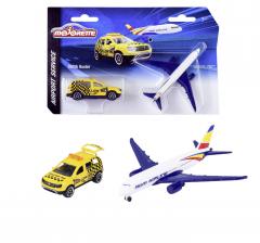 Majorette - Set masinuta Dacia Duster si avion Boeing 787