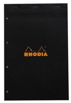 Blocnote A4+ Rhodia Negru 