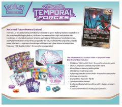 Pokemon TCG - Scarlet & Violet: Temporal Forces Elite Trainer Box - Doua modele