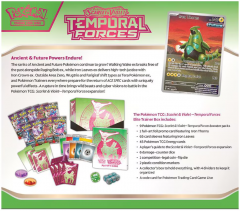 Pokemon TCG - Scarlet & Violet: Temporal Forces Elite Trainer Box - Doua modele