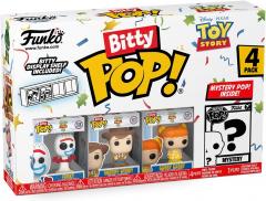 Set 4 figurine - Pop! Bitty - Disney Toy Story: Forky, Woody, Gabby Gabby and a Surprise Mystery Mini Figure