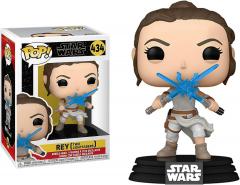 Figurina - Pop! - Star Wars: Rey (Two Lightsabers) - Bobble-Head
