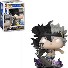Figurina - Pop! Animation - Black Clover: Black Asta (Glows in The Dark)
