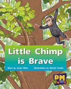 Coperta cărții Little Chimp is Brave