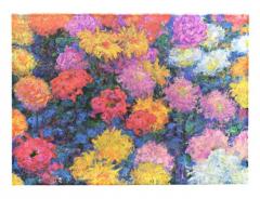 Mapa - Monet’s Chrysanthemums