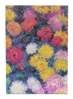 Jurnal - Midi, Unlined - Monet’s Chrysanthemums