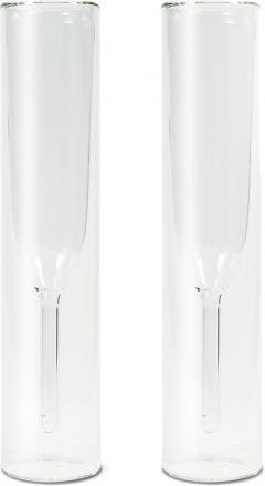 Set 2 pahare sampanie - Flutes in double-wall