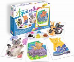 Set creativ - Aquarellum Junior - Pisici