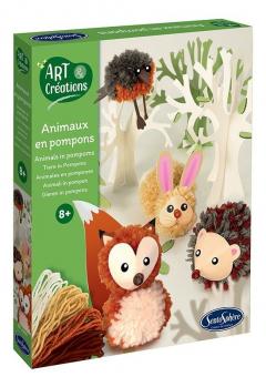 Set creativ - Animale cu pompoane