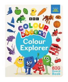 Coperta cărții Colourblocks Colour Explorer: A Big Board Book